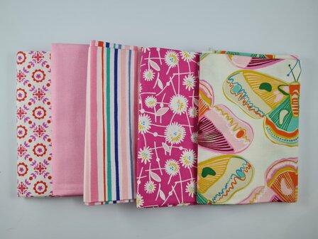 Fat quarter bundel - vlinders