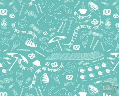 *coupon* Art gallery fabrics -  busy beach 