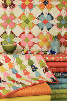 *coupon* EQP textiles - beyond time lily powder blue 