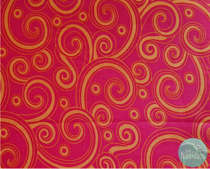 *coupon* Henry Glass - Hip Happier pink swirls 