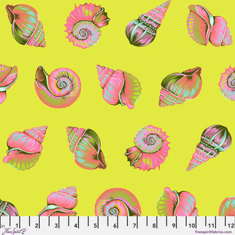 *pre-order* Tula Pink - Floral Reef - Lil Shelly Seagrass