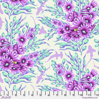 *pre-order* Tula Pink - Floral Reef - Shadow Sharks Ultraviolet