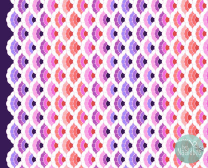 *pre-order* Tula Pink - Floral Reef - Aquatic lace Ultraviolet