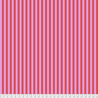 Tula Pink - Tent stripe - Poppy