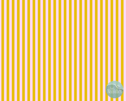 Tula Pink - Tent stripe - Marigold