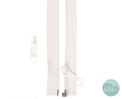*pre-order* By annie - separating zipper 50&quot; white
