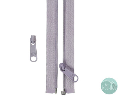 *pre-order* By annie - separating zipper 50&quot; pewter