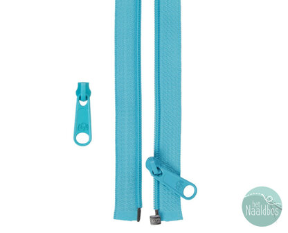 *pre-order* By annie - separating zipper 50&quot; parrot blue
