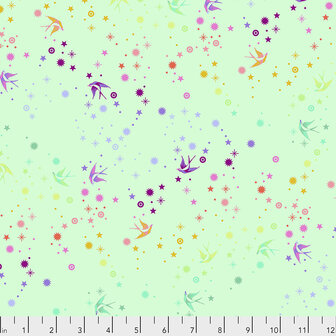 Tula Pink - true colors - Fairy dust mint