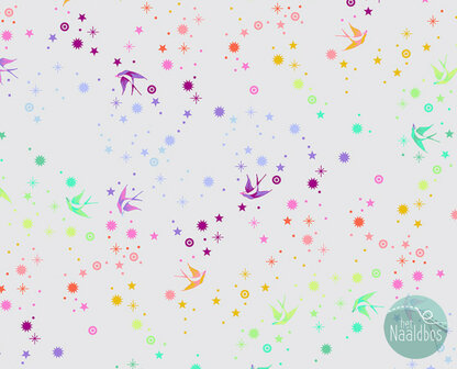 Tula Pink - true colors - Fairy dust - Whisper