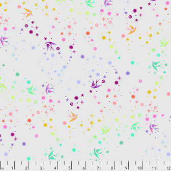 Tula Pink - true colors - Fairy dust - Whisper