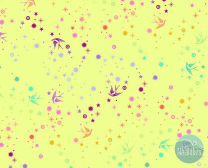 Tula Pink - true colors - Fairy dust - Lime