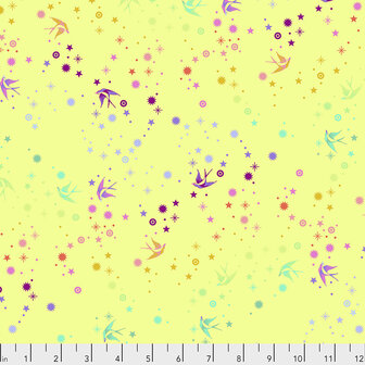 Tula Pink - true colors - Fairy dust - Lime
