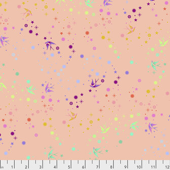 Tula Pink - true colors - Fairy dust - Sherbet