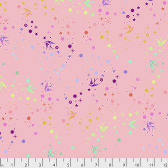 Tula Pink - true colors - Fairy dust - Blush