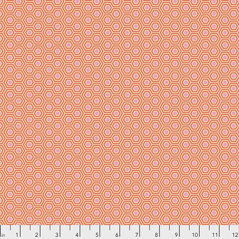 Tula Pink - true colors - Hexy - Peach blossom