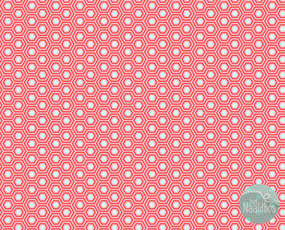 Tula Pink - true colors - Hexy - Flamingo