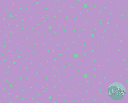 Tula Pink true colors - Space Sprinkles - Frozen berry