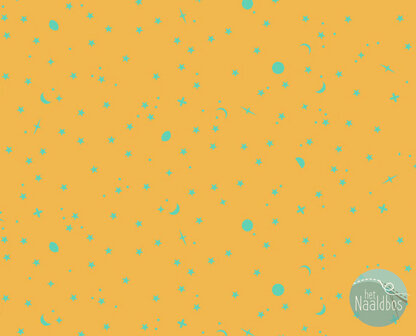 Tula Pink true colors - Space Sprinkles - Papaya