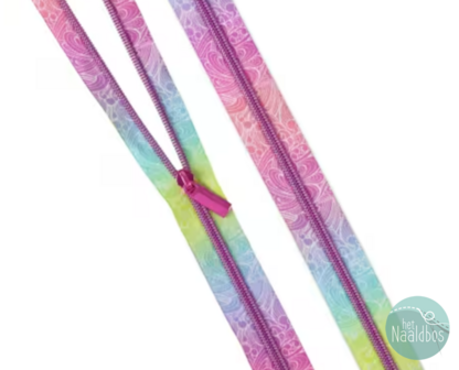 *pre-order* Tula Pink - floral reef - zipper making waves