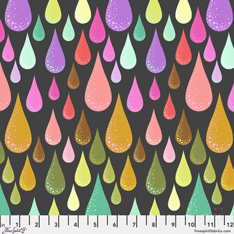 Tula Pink - Prince charming - Dew drops licorice