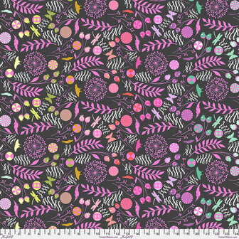 Tula Pink - MINKY Prince charming - dandelion licorice