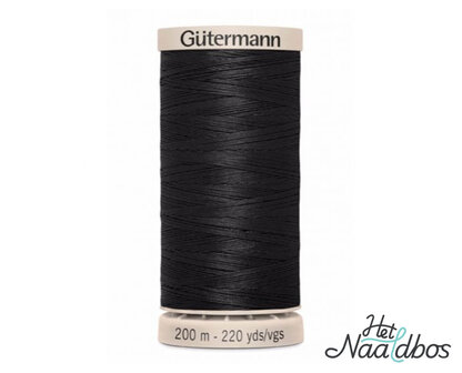 G&uuml;termann handquiltgaren 5201 Black