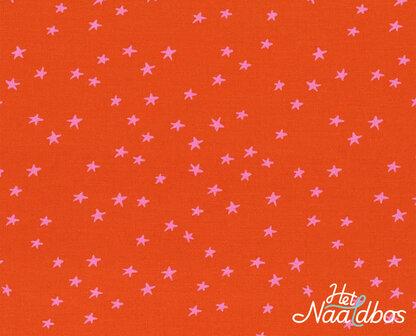 Ruby Star Society - starry - warm red 53
