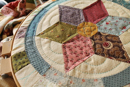 masterclass handquilten met EQP textiles