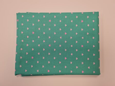 *coupon* tula pink besties hearts mint 