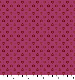 EQP textiles - back in the day - Garden patch foxglove
