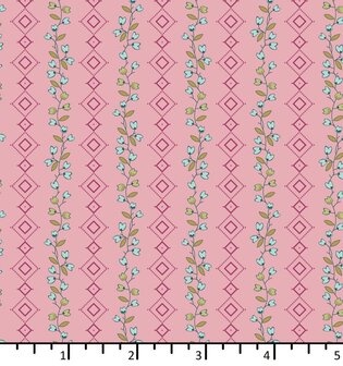 EQP textiles - back in the day - Clematis lemonade