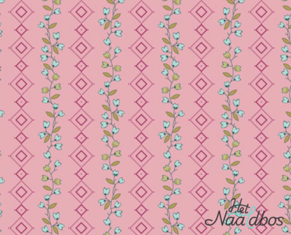 EQP textiles - back in the day - Clematis lemonade