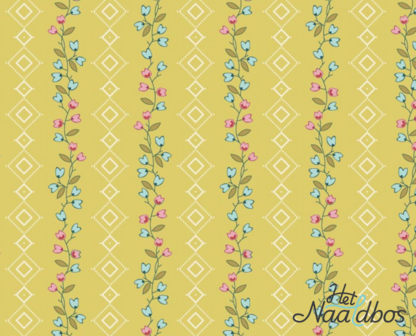 EQP textiles - back in the day - Clematis sweet sunshine