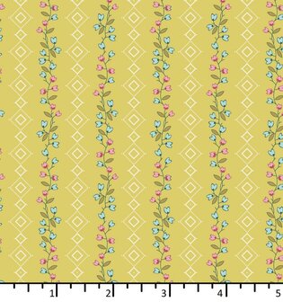 EQP textiles - back in the day - Clematis sweet sunshine