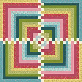 Ellie's quilt place - puzzle quiltpatroon 
