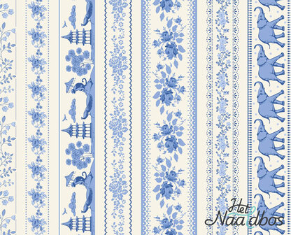 Tilda - Something blue - Borders Blue