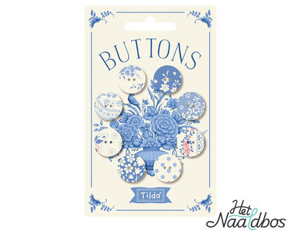 Tilda - Something blue - Buttons Light