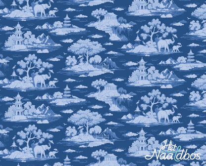 Tilda - Something blue - Cotton view Night