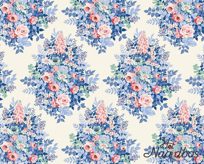 Tilda - Something blue - Whimsy flower