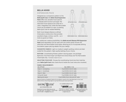 Quilting Elissa - Aanvulling hood / capuchon