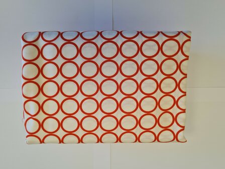 *coupon* metro circles wit met rood 