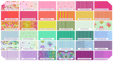 *pre-order* Tula Pink - down to earth + true colors - quarter bundle