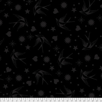 Tula Pink - Fairy flakes - Ink 