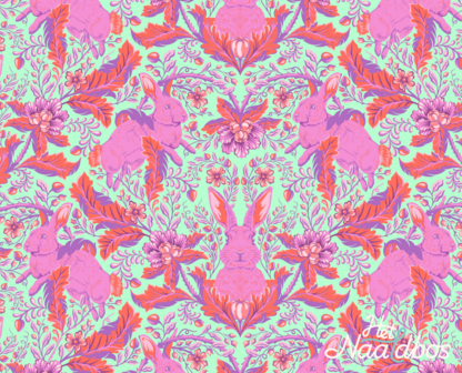 Tula Pink full moon forest II - bunny blossom