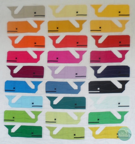Elizabeth Hartman - Preppy the Whale quiltpatroon
