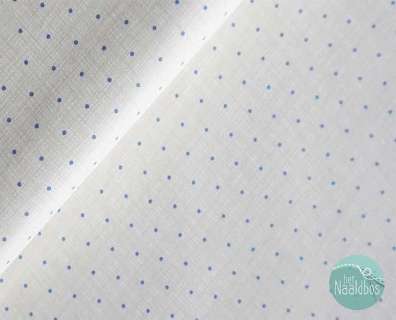 Moda – bayberry chambray dots