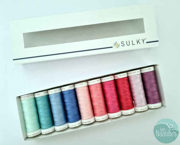 Sulky cotton petites 12 wt - bloom mix 