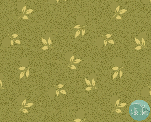 EQP textiles - Back & forth foliage green hills