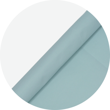 Dry wax canvas mint blue